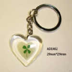 luminous lucky clover  key chain ADE402