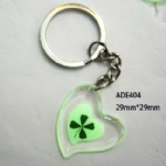 luminous lucky clover  key chain ADE404