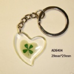 luminous lucky clover  key chain ADE404
