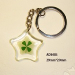 luminous lucky clover  key chain ADE405