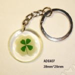 luminous lucky clover  key chain ADE407