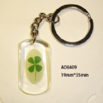 luminous lucky clover  key chain ADE409
