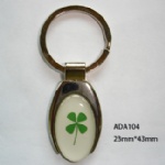 Zinc alloy lucky clover  key chain ADA104
