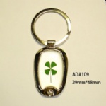 Zinc alloy lucky clover  key chain ADA109