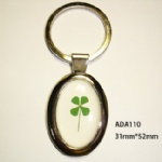 Zinc alloy lucky clover  key chain ADA110