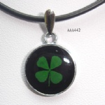 alloy lucky clover necklaceAAA442