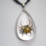 artificial amber pendant with real insect 2SD03