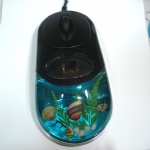 artificial amber  mouse with marine life MS01