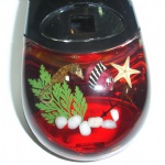artificial amber  mouse with marine life MS04