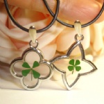 lucky clover lovers necklace AFA151152