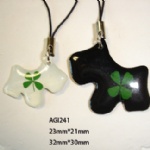 lucky clover couple mobile phone strap AGI241