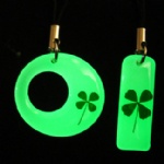 luminous lucky clover couple mobile phone strap AGC225