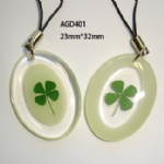 luminous lucky clover couple mobile phone strap AGD401