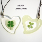 luminous lucky clover couple mobile phone strap AGD404