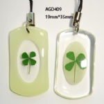 luminous lucky clover couple mobile phone strap AGD409