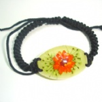 luminous real flower acrylic bracelet YLF02