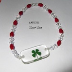 clear lucky clover bracelet ABB5251