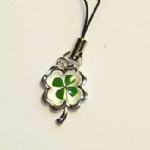 lucky clover mobile phone strap ACA101