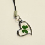 lucky clover mobile phone strap ACA103