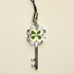 lucky clover mobile phone strap ACA105