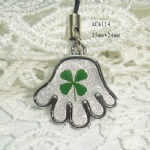 lucky clover mobile phone strap ACA114