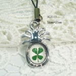 lucky clover mobile phone strap ACA115