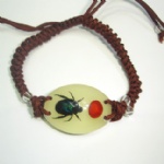 luminous  insect amber  bracelet  YL  love beans beetle